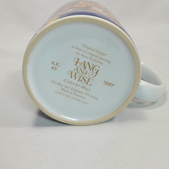 Vintage lang and Wise Collector Tropical Island Mug 1997 - Picture 7 of 11